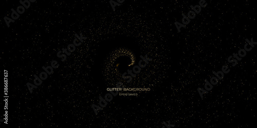 gold stardust light, glitter background