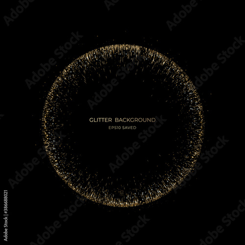 gold stardust light, glitter background
