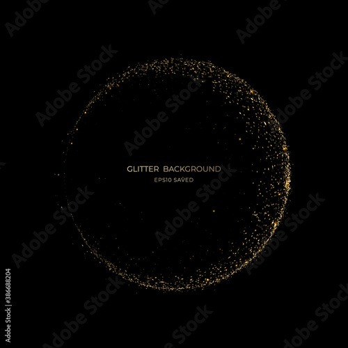 gold stardust light, glitter background