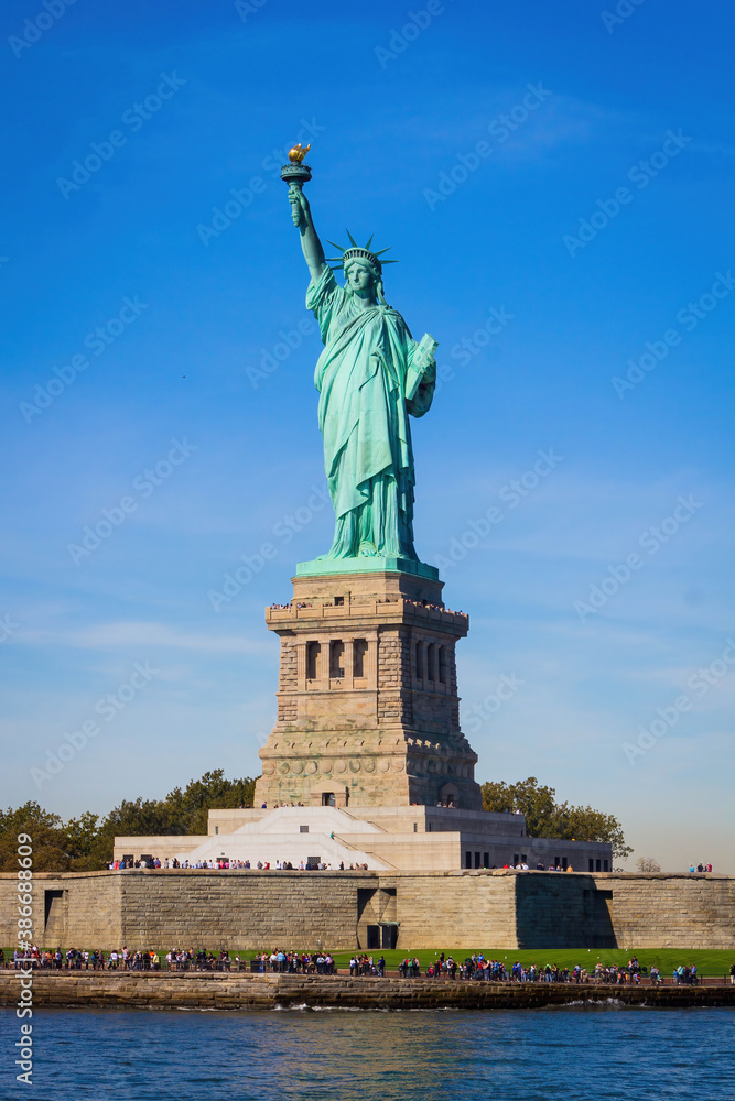 Liberty Island and Statue of Liberty