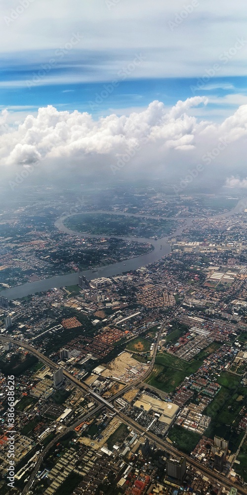 Fototapeta premium aerial view