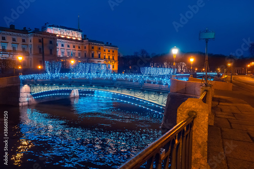 New Year Saint Petersburg. ...
