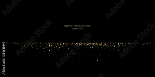 gold stardust light, glitter background