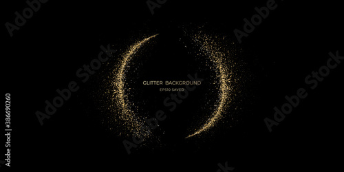 gold stardust light, glitter background
