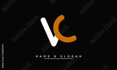 VC, CV, V, C  Abstract Letters Logo Monogram
