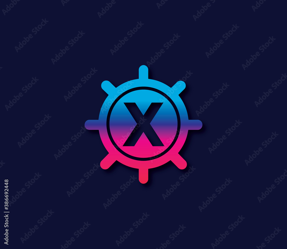 X Alphabet Locker Logo Design Concept X Alphabet Locker Logo Design Concept