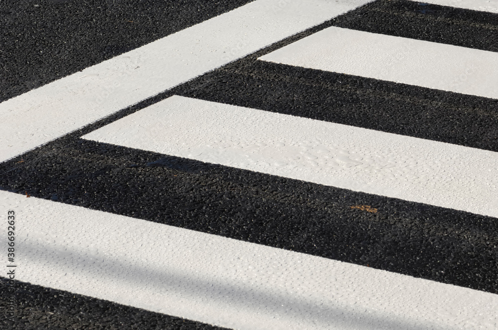 Fototapeta premium 横断歩道の白線