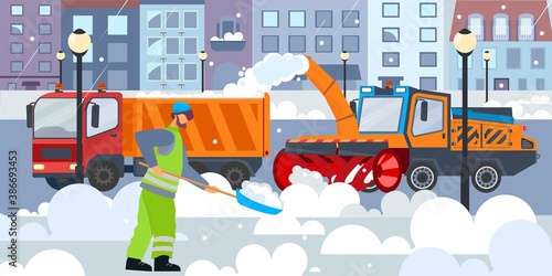 Snow Clearing Vehicles Composition