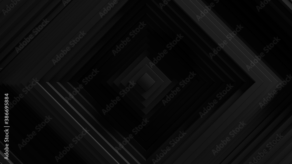 Abstract square blinds oscilation background. Minimal dark clean corporate backdrop. 3D walls wavy surface. Geometric elements displacement. Abstract square blinds oscilation background. Minimal dark clean corporate backdrop. 3D walls wavy surface. Geometric elements displacement.