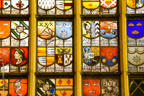 Photography The historic interior of the Oude Kerk on the Oudezijds Voorburgwal in Amsterdam, the Netherlands