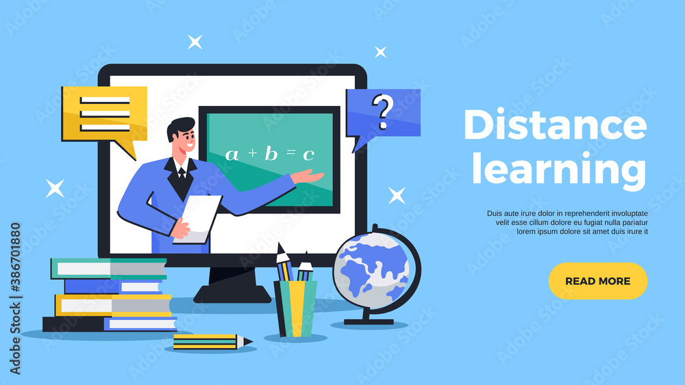 Distance Learning Web Banner Distance Learning Web Banner