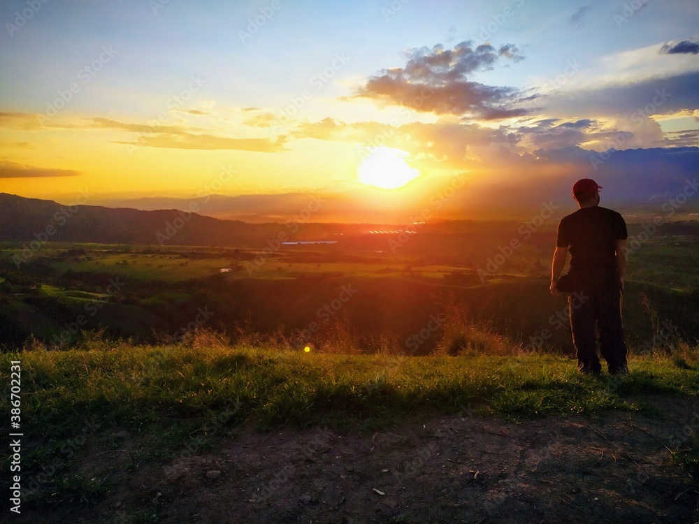 maravilloso atardecer