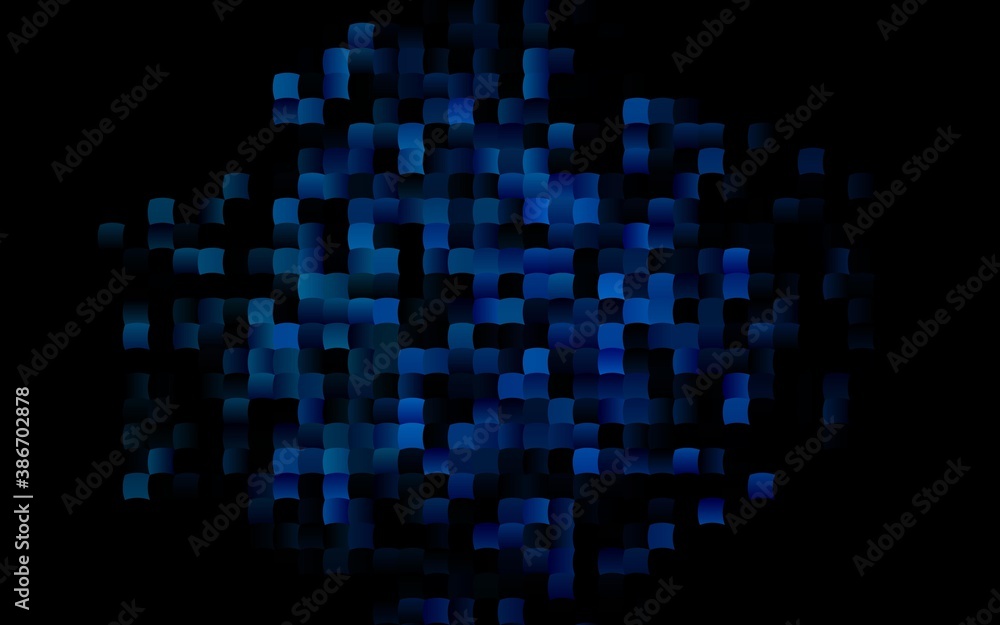 Dark BLUE vector texture in rectangular style. Dark BLUE vector texture in rectangular style.