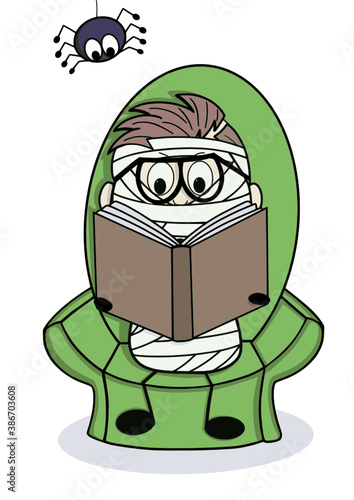 Mumie mit Buch