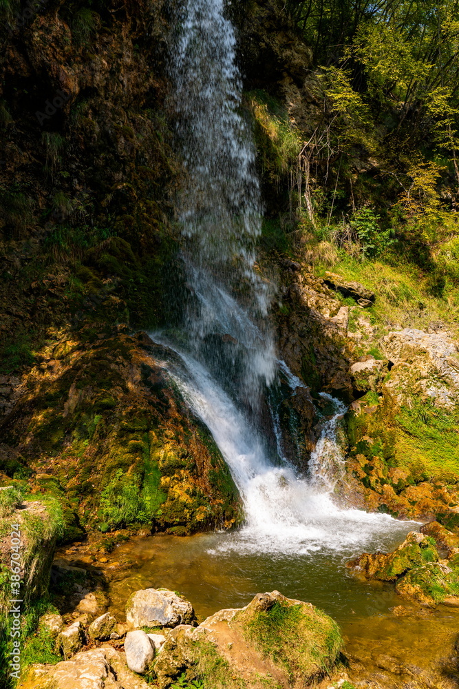 Fototapeta premium Gostilje waterfall at Zlatibor mountain in Serbia