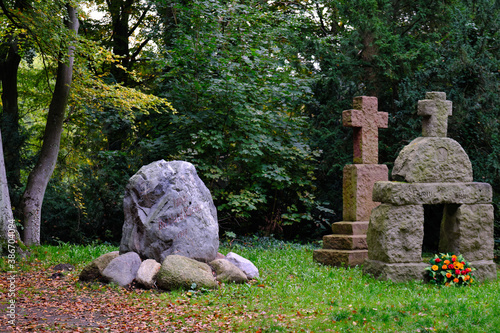 Central Cemetery in Szczecin (Poland). One of the largest necropolises in Europe