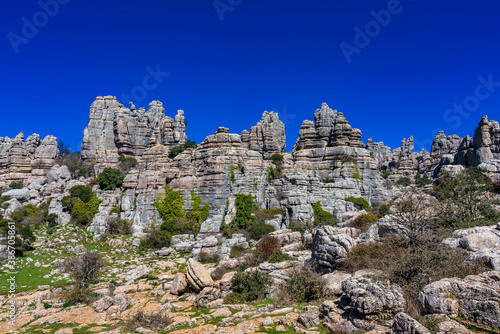 El Torcal de Antequera, Andalusia, Spain, near Antequera, province Malaga.