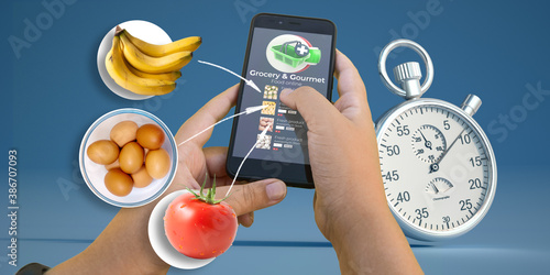 Grocery shopping express de...