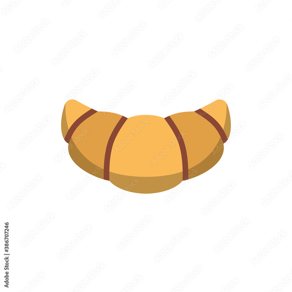 croissant icon design vector template croissant icon design vector template