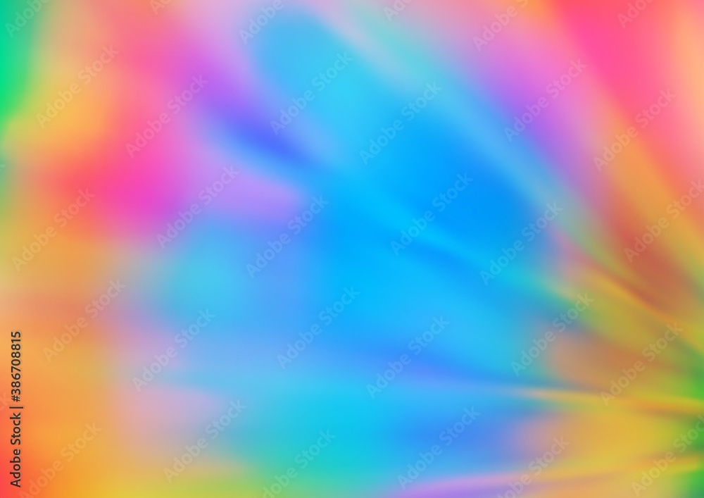 Obraz premium Light Multicolor, Rainbow vector glossy abstract template.