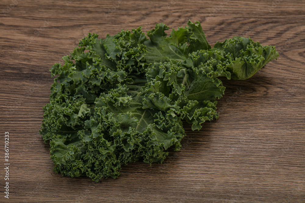 Fresh green Cale Cabbage leaf