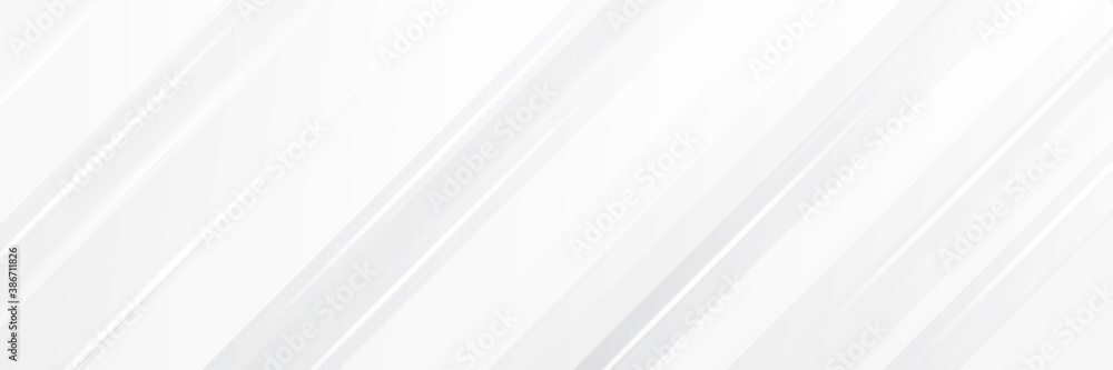 Elegant simple white banner background with shiny lines Elegant simple white banner background with shiny lines