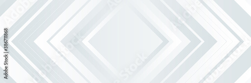 Modern white gray abstract web banner background creative design vector illustration