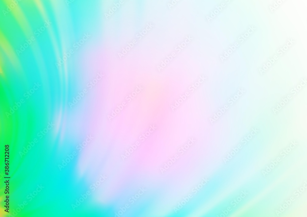 Obraz premium Light Multicolor, Rainbow vector bokeh template.