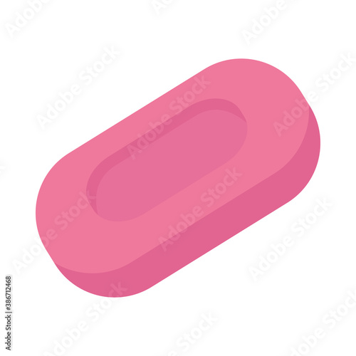 soap bar product isolated icon