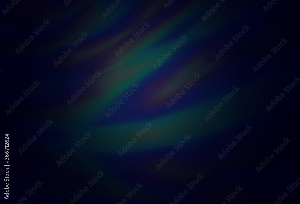 Fototapeta premium Dark BLUE vector abstract blurred layout.