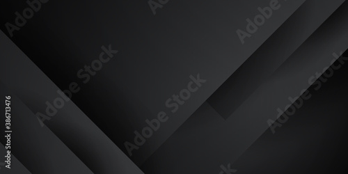 Dark black neutral abstract background for presentation design © Salman