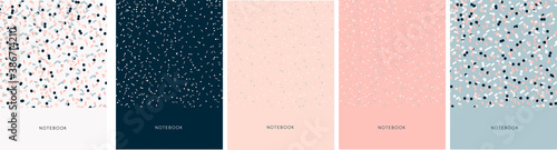 Covers set. abstract design for notebooks, planners, brochures, books, catalogs.