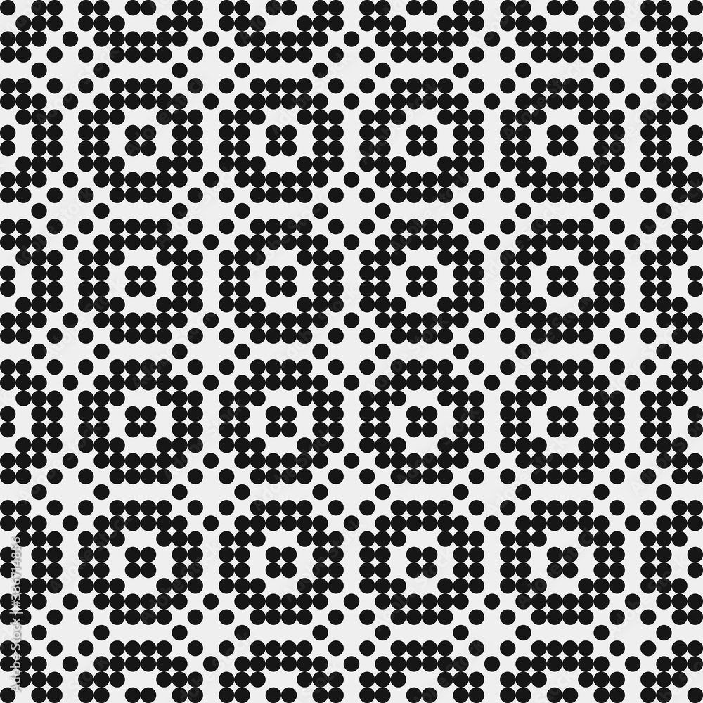 Abstract Cross Pattern Dots Logo generative computational art illustration Abstract Cross Pattern Dots Logo generative computational art illustration