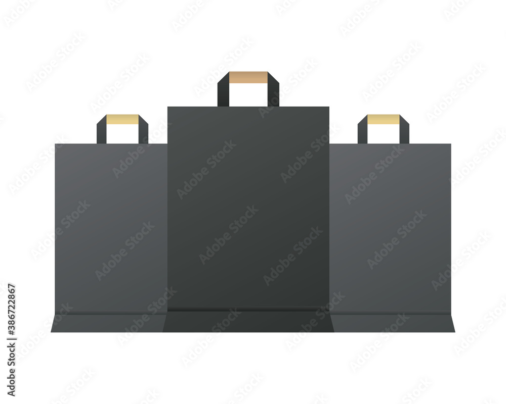 shopping bags mockup brand icons shopping bags mockup brand icons