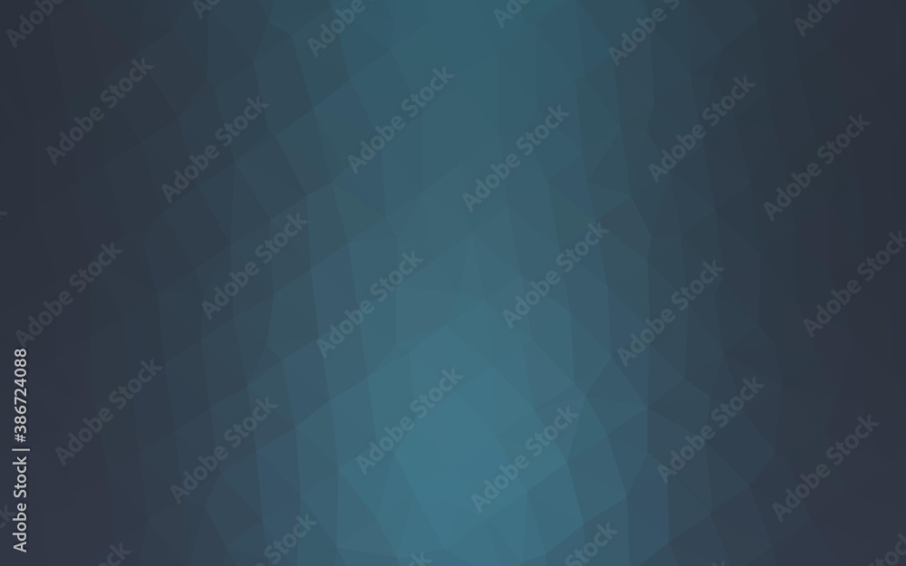 Obraz premium Dark BLUE vector abstract mosaic background.