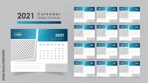 Desk Calendar 2021