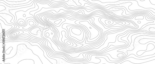 Topographic map contour background. Contour map vector. Map line of topography. Vector abstract topographic map concept with space for your copy. Wavy banners. Color geometric form