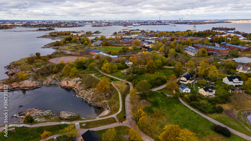 Suomenlinna fortress in Helsinki, Finland photo