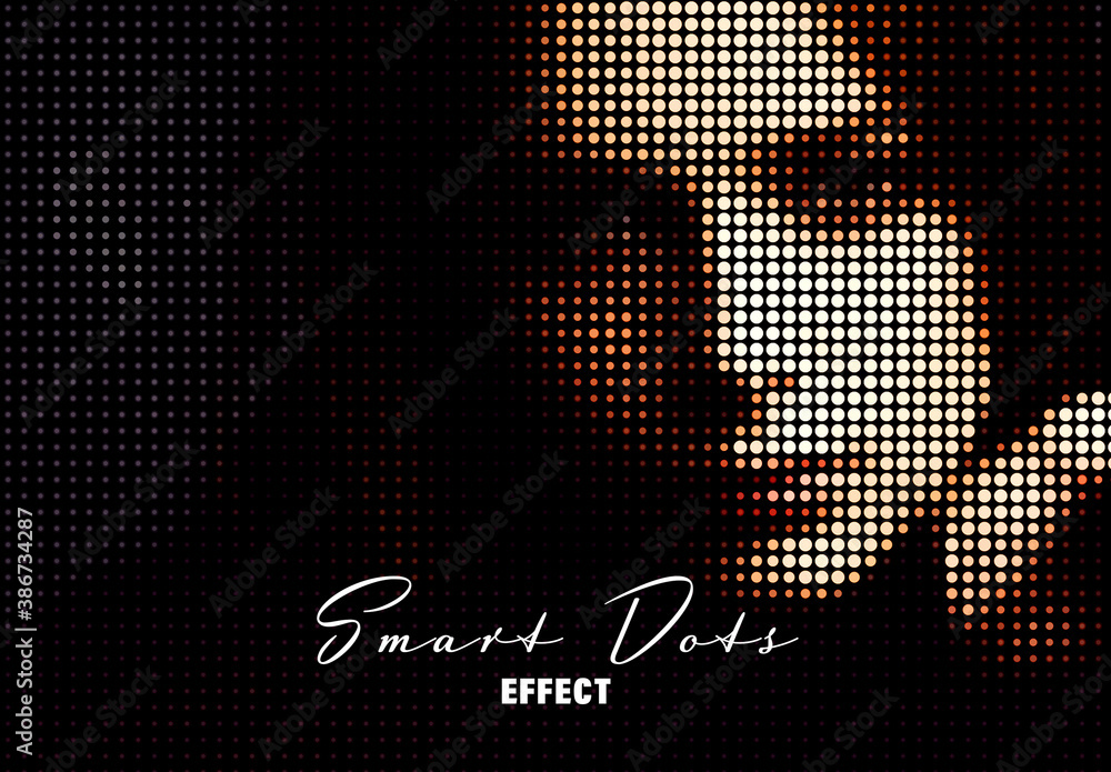 Smart Dots Effect Stock Template Adobe Stock