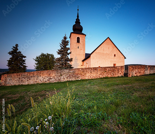 Medieval protestant church in Balatonalmadi, Hungary