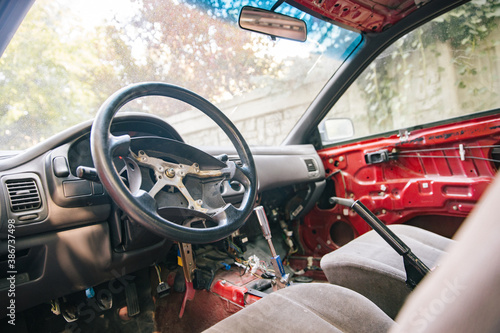 project car steering wheel © Edward