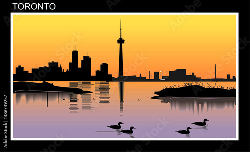 Tramonto a Toronto, Canada