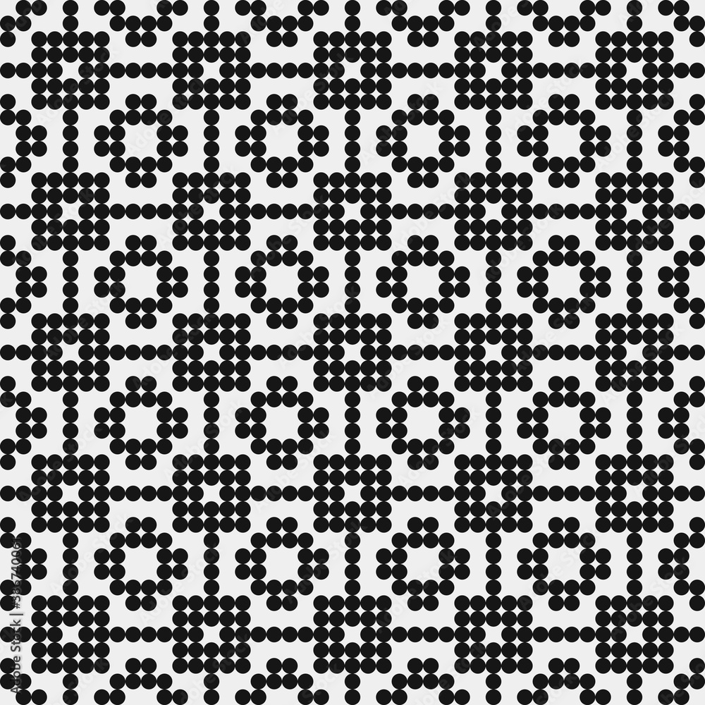 Abstract Cross Pattern Dots Logo generative computational art illustration Abstract Cross Pattern Dots Logo generative computational art illustration