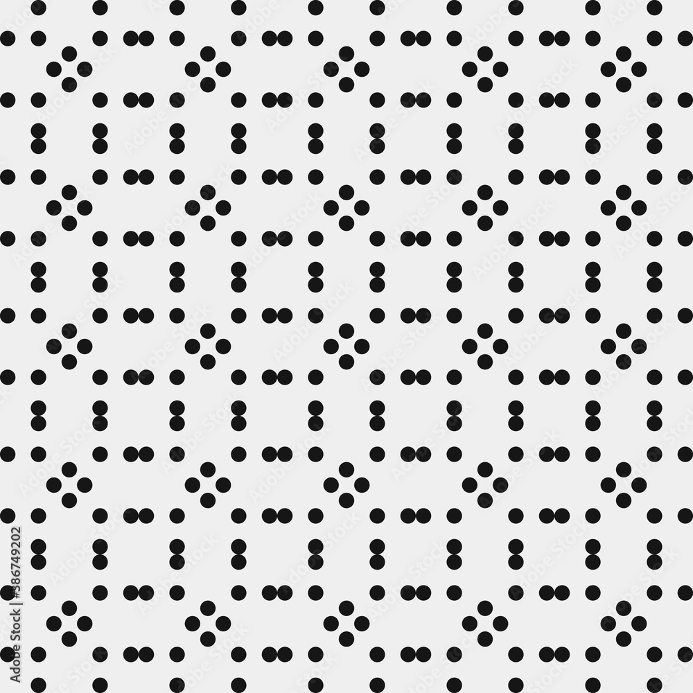 Abstract Cross Pattern Dots Logo generative computational art illustration