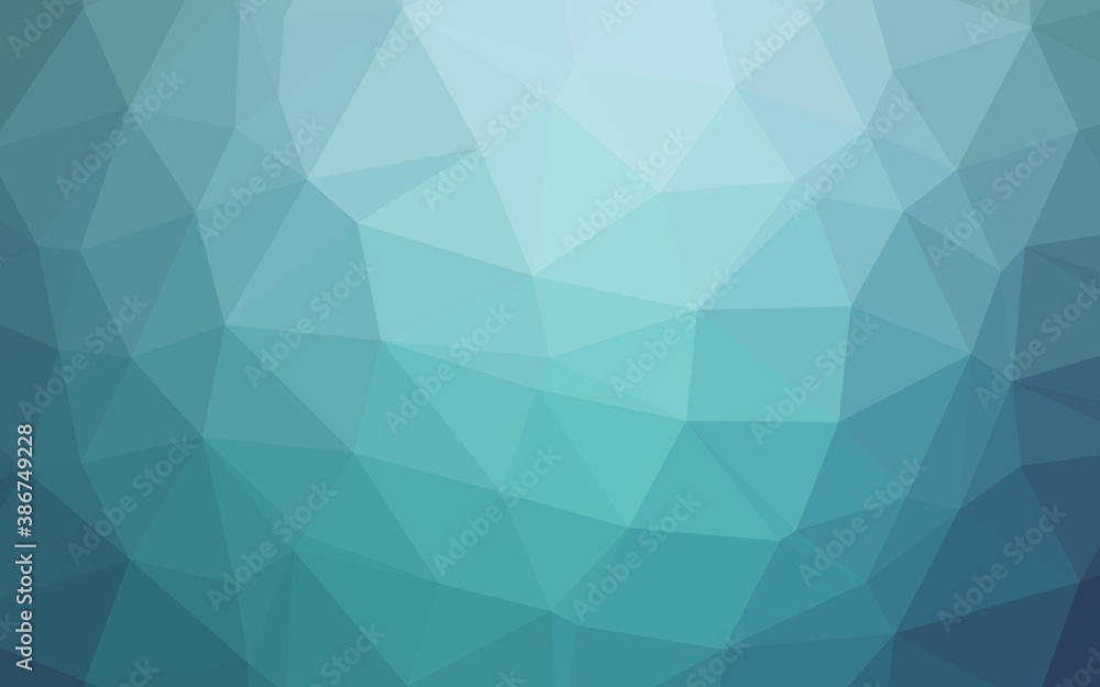 Obraz premium Light BLUE vector abstract polygonal texture.