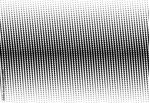 Triangles halftone vector illustration. Triangle geometric background texture and pattern