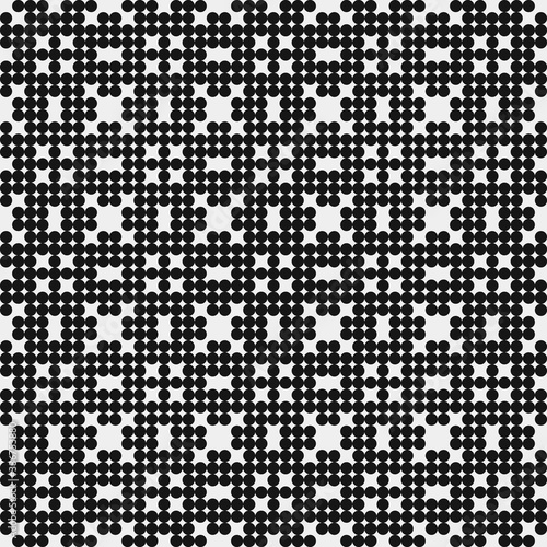 Abstract Cross Pattern Dots Logo generative computational art illustration