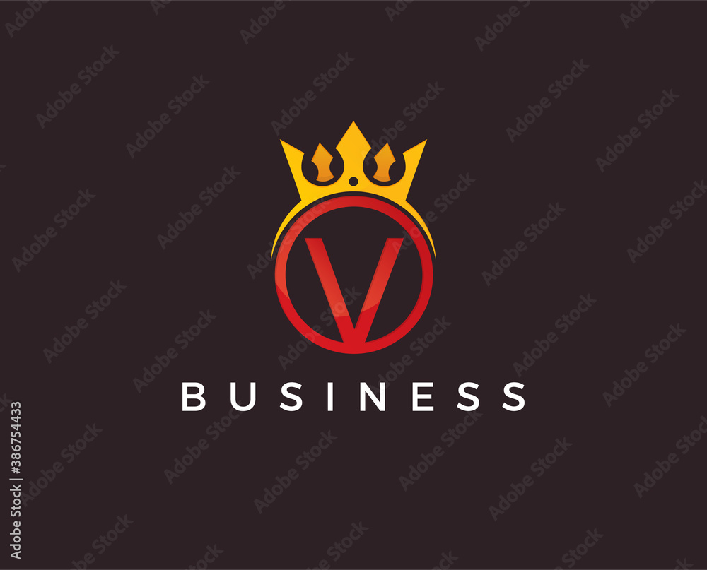 minimal letter v logo template - vector illustration minimal letter v logo template - vector illustration