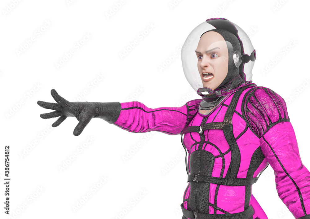 retro space astronaut is ready to the battle retro space astronaut is ready to the battle