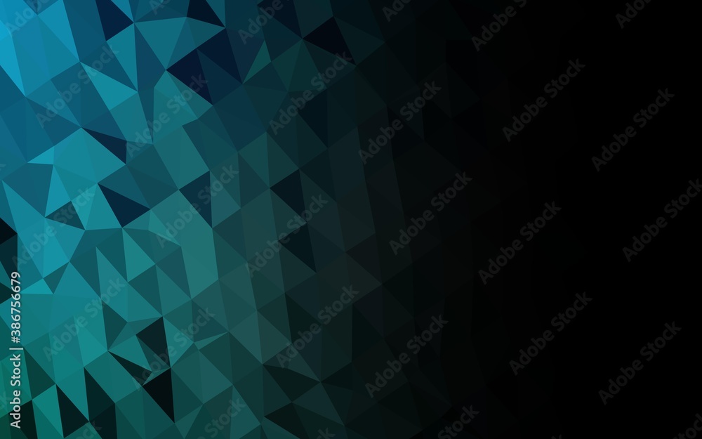 Light BLUE vector abstract polygonal layout. Light BLUE vector abstract polygonal layout.